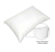 Cargar imagen en el visor de la galería, ALMOHADA FIRME RAYA SATIN 250H SILI CLASICA